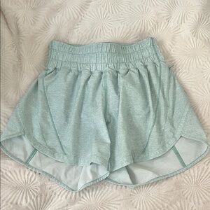 Lululemon Women's Athletic Light Heather Teal Shorts